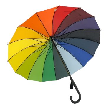 Boutique Classic Pagoda Umbrella in Rainbow