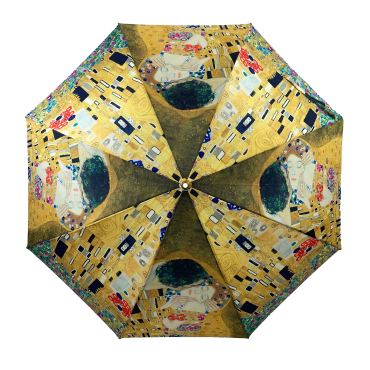 StormKing Art Collection Klimt The Kiss Folding Umbrella