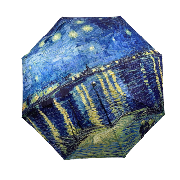 StormKing Art Van Gogh Over the Rhone Classic Stick umbrella