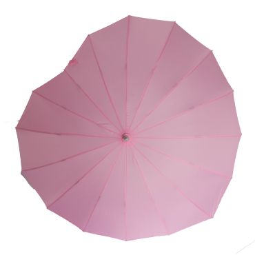 Boutique Heart Umbrella Pink STICK