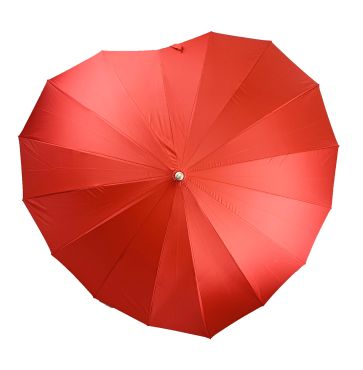 Boutique Heart Umbrella Red STICK