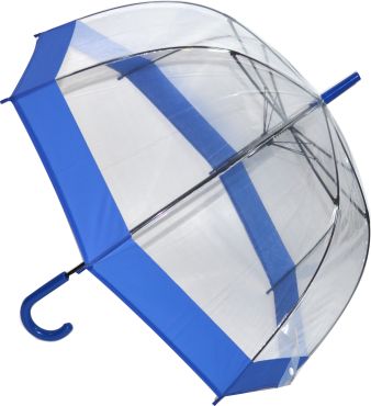 Everyday Auto Clear Dome Umbrella Blue STICK